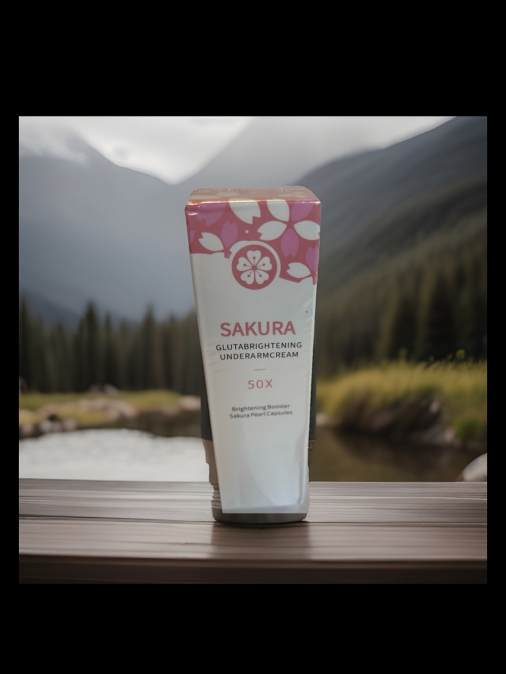 Sakura Glutabrightening Underarm Cream - Pink & White